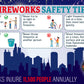 3x5 Fireworks Safety Magnets
